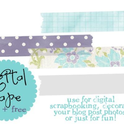 Digital Washi Tape FREEBIE!
