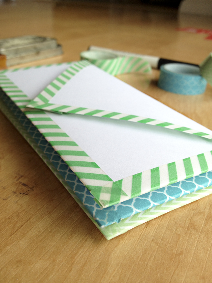 DIY Paper envelope with washi tape