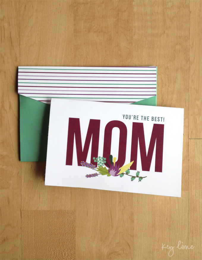 Printable Mothers Day Card