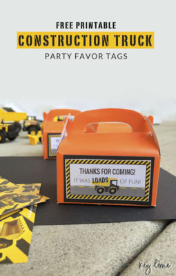 Construction Party Printables