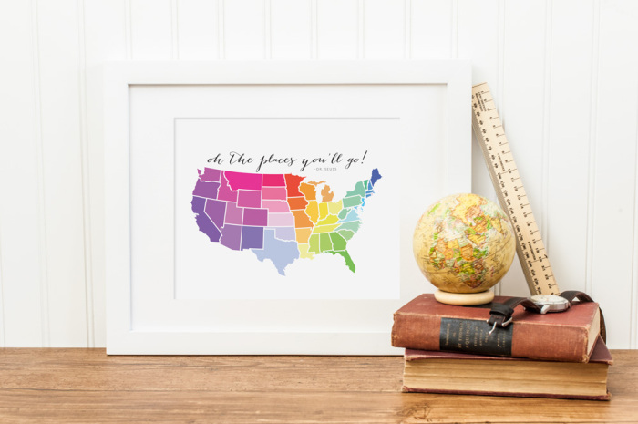 US Rainbow Map