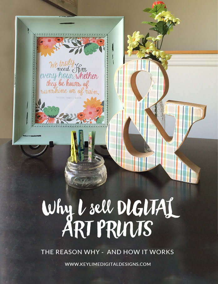 The Reason Why I Sell Digital Art Prints