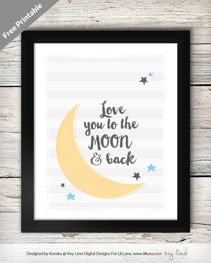 Love You Too The Moon and Back