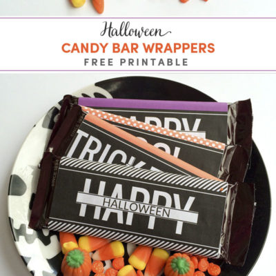 Halloween Candy Bar Wrappers