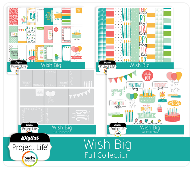Wish Big Collection for Project Life