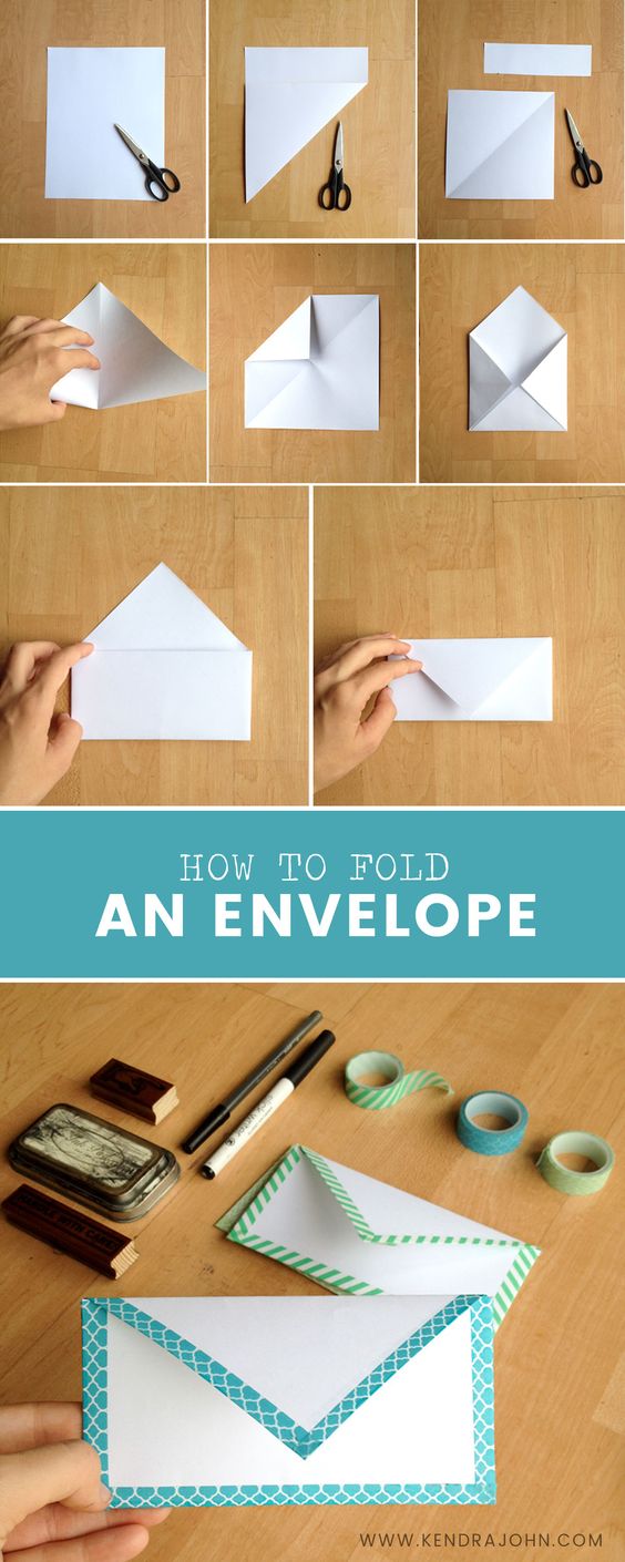 How To Fold A Paper Envelope