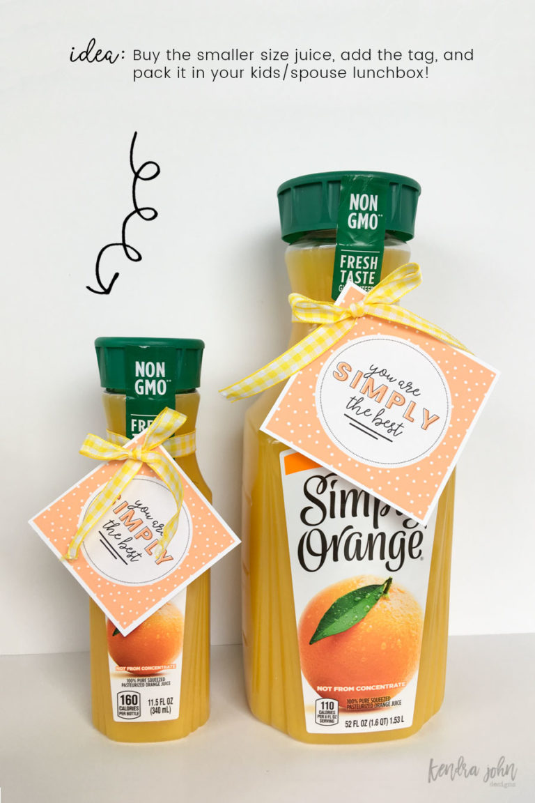 You are Simply The Best Printable Thank You Gift Tag