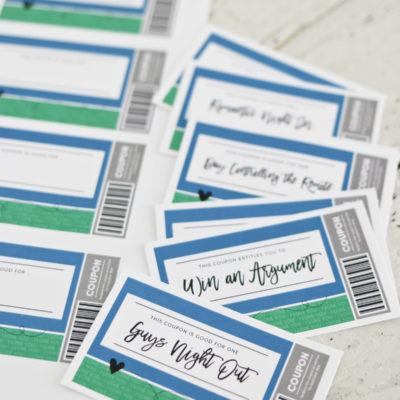 Free Printable Love Coupons for Him