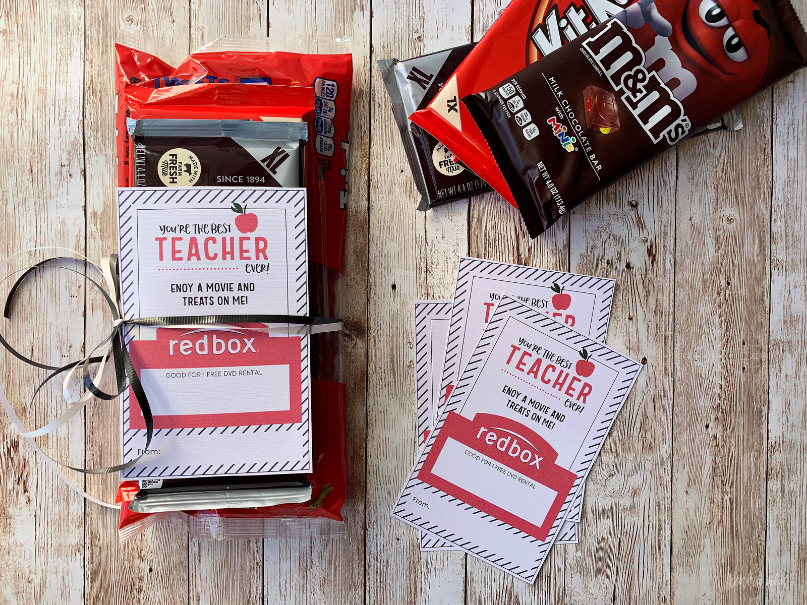 Free Redbox Teacher Appreciation Printable | Kendra John Designs