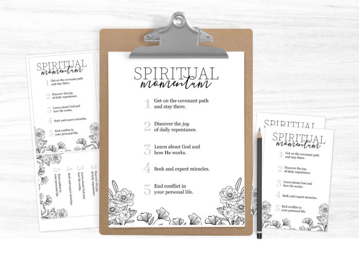 Spiritual Momentum Printable - Kendra John Designs