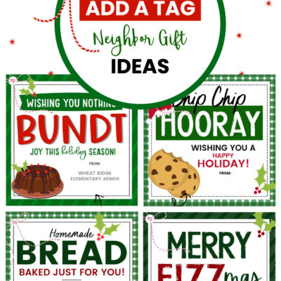 Just Add A Tag Neighbor Gift Ideas
